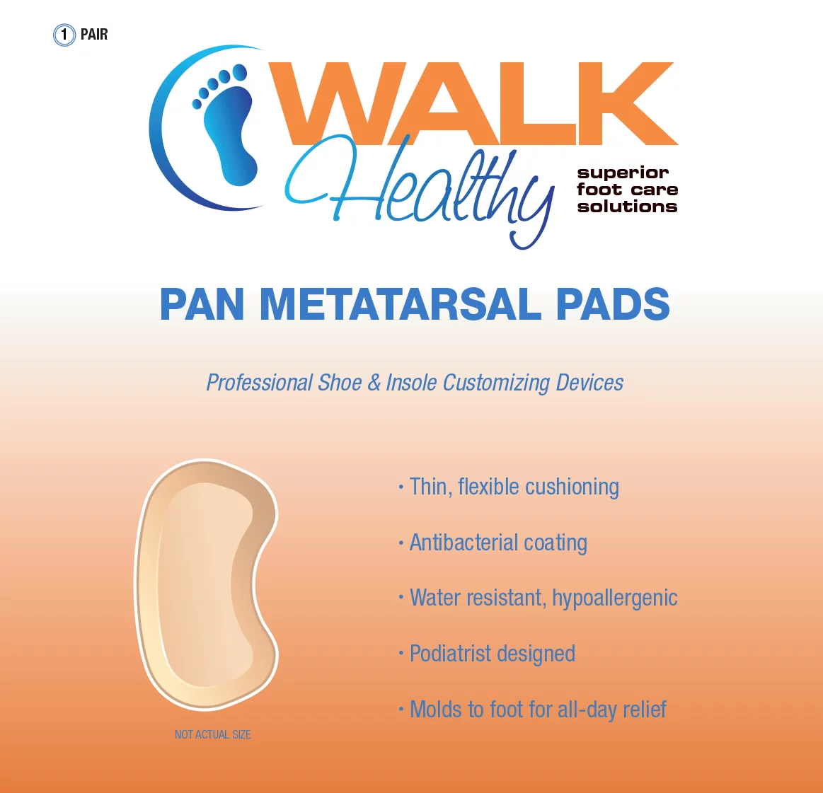 Pan Metatarsal Pad